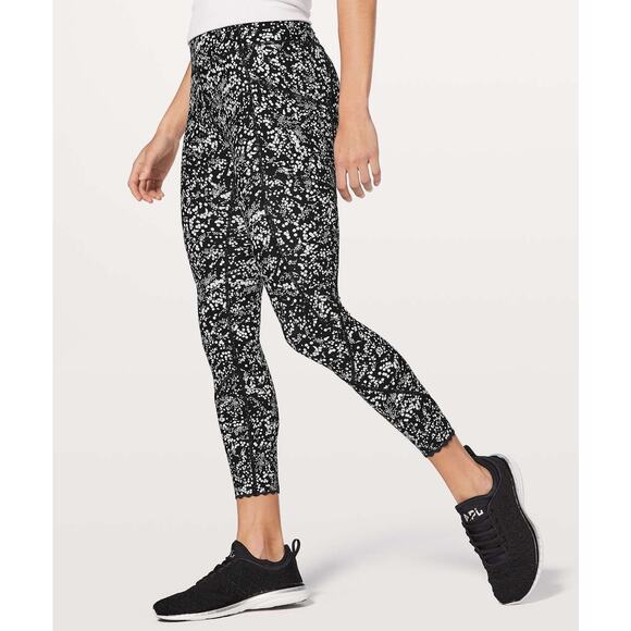 Lululemon Tight Stuff Tight II 25" Chirasu Black Legging Pant Full On Luxtreme - Picture 1 of 9